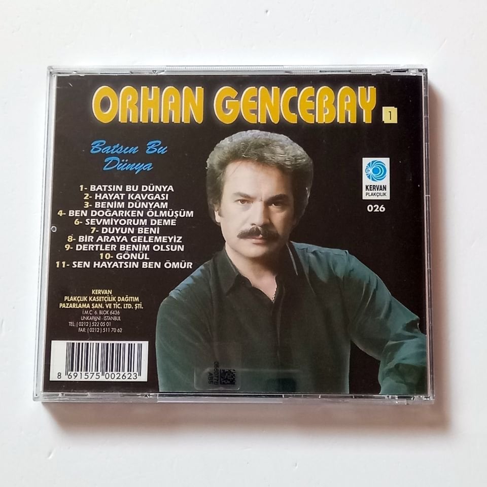 ORHAN GENCEBAY - BATSIN BU DÜNYA - CD KERVAN PLAKÇILIK 2.EL