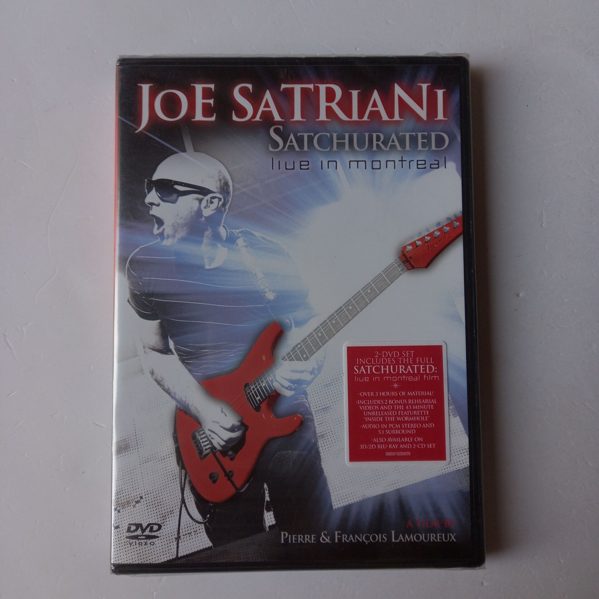 JOE SATRIANI - SATCHURATED - LIVE IN MONTREAL - 2DVD AMBALAJINDA SIFIR