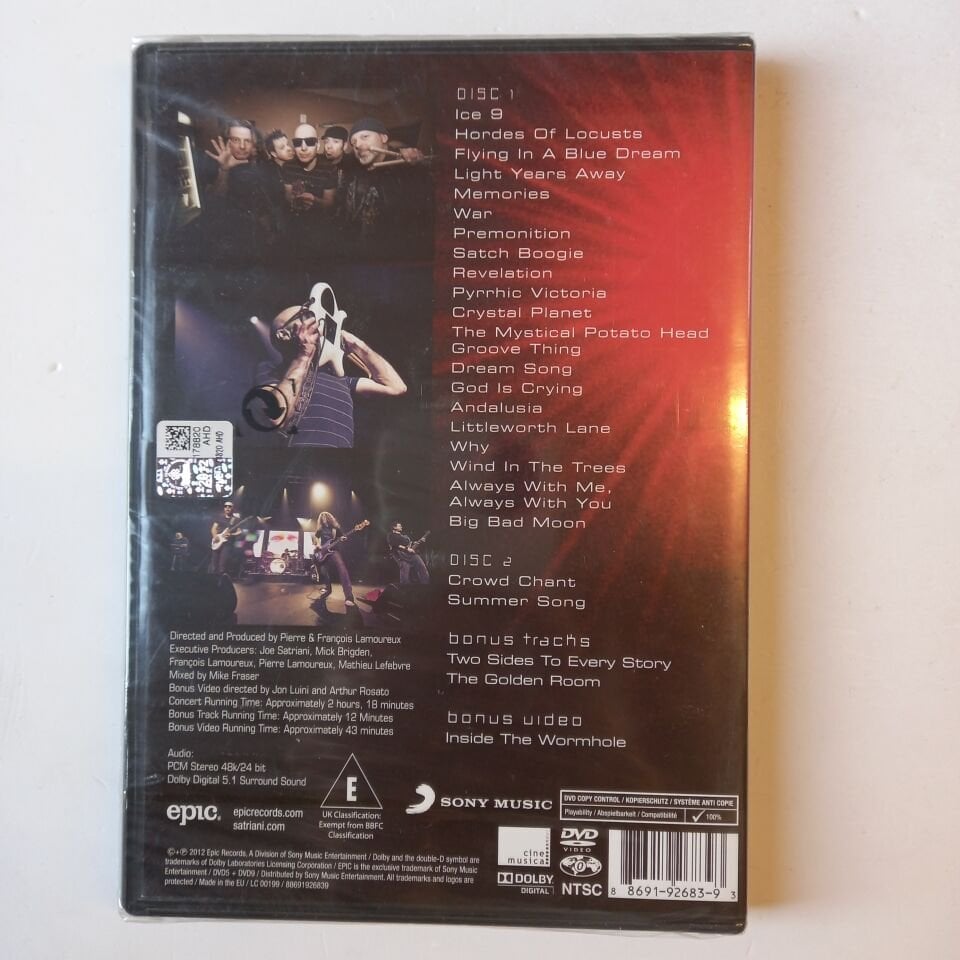 JOE SATRIANI - SATCHURATED - LIVE IN MONTREAL - 2DVD AMBALAJINDA SIFIR
