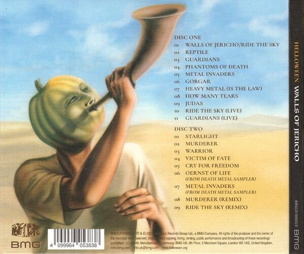 HELLOWEEN – WALLS OF JERICHO (1985) - 2CD REMASTERED 2024 REISSUE DIGISLEEVE AMBALAJINDA SIFIR