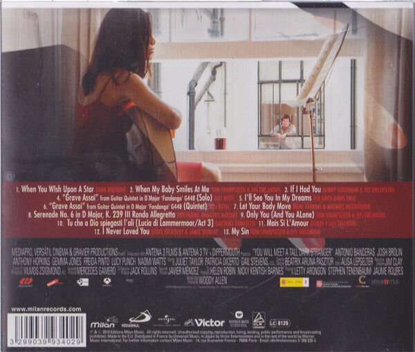 YOU WILL MEET A TALL DARK STRANGER / MUSIC FROM THE MOTION PICTURE (2010) - CD AMBALAJINDA SIFIR