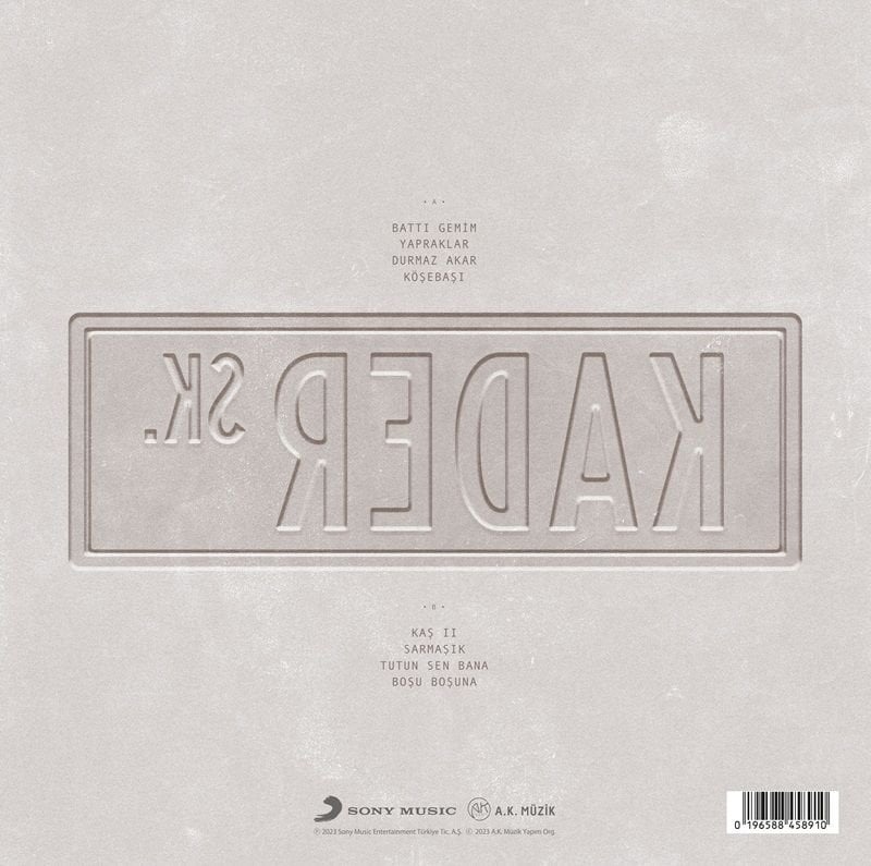 YÜZYÜZEYKEN KONUŞURUZ - KADER SK. (2023) - LP GATEFOLD SIFIR PLAK