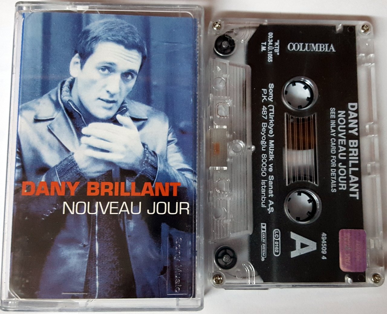 DANY BRILLANT - NOUVEAU JOUR (2000) SONY CASSETTE MADE IN TURKEY ''USED''