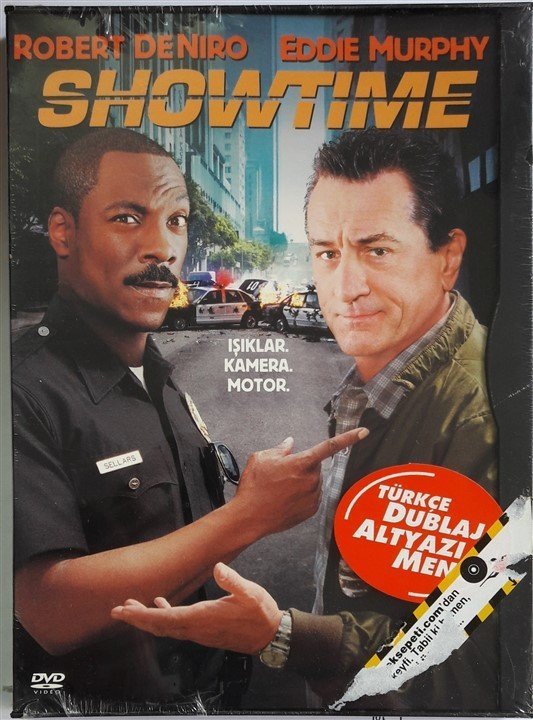 SHOWTIME - ROBERT DE NIRO - EDDIE MURPHY - SNAPCASE DVD SIFIR