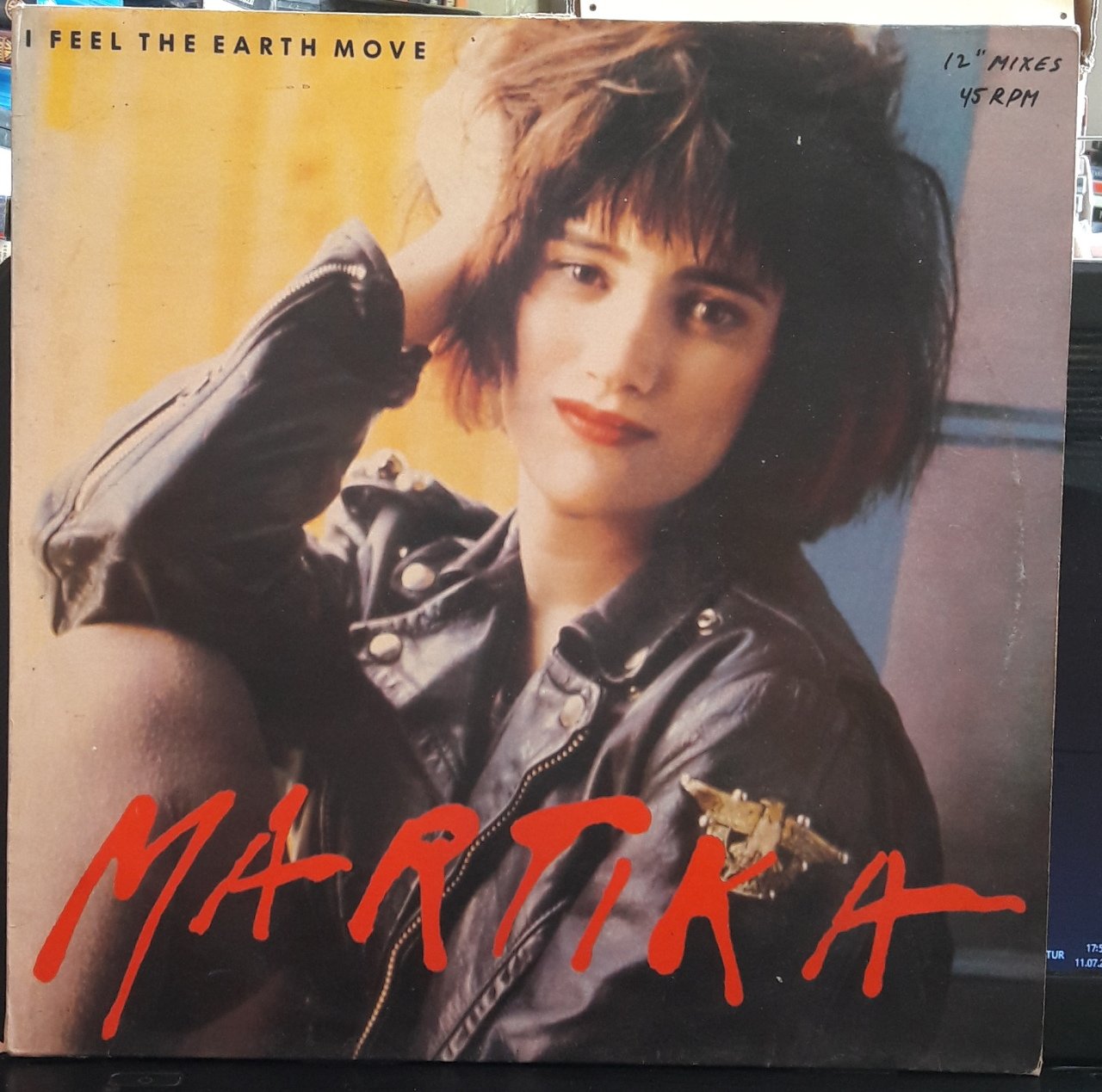 MARTIKA - I FEEL THE EARTH MOVE (1989) - 12'' MAXI SINGLE VINYL PLAK 2.EL