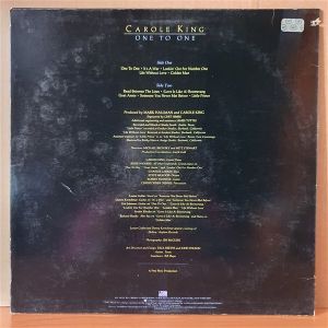 CAROLE KING - ONE TO ONE (1982) - LP 2.EL PLAK
