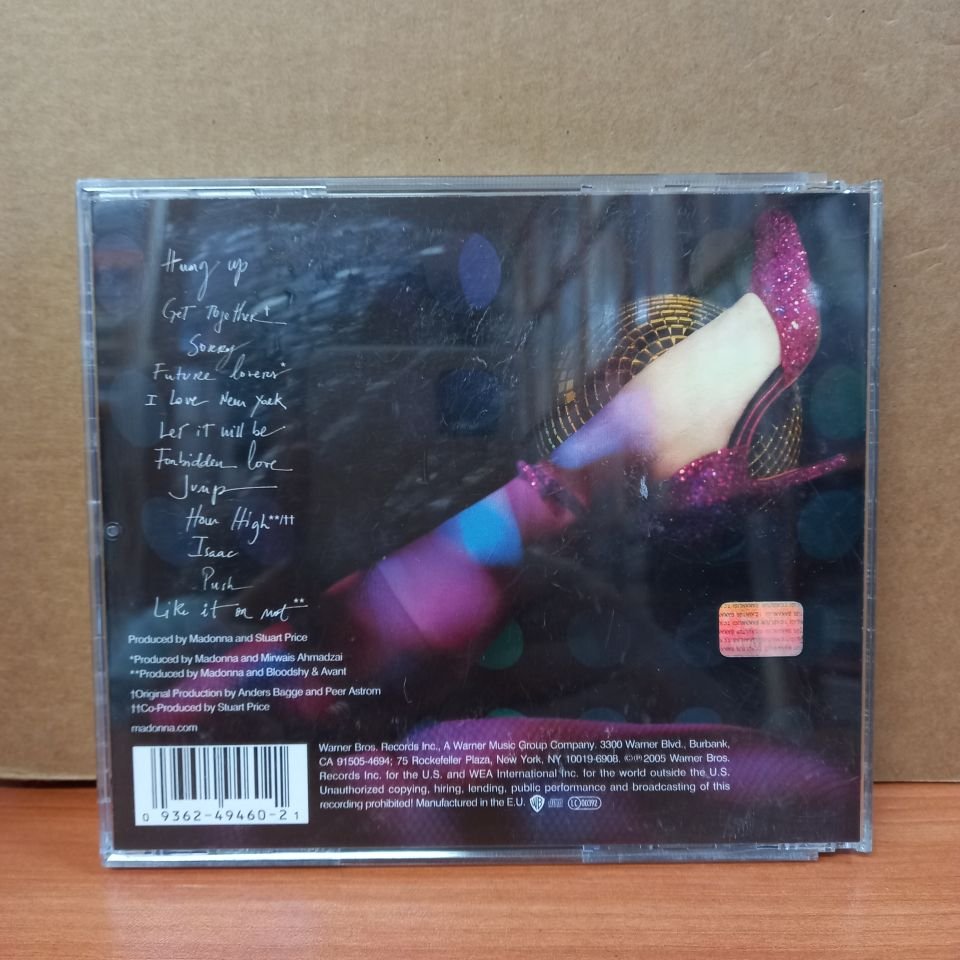 MADONNA - CONFESSIONS ON A DANCE FLOOR (2005) - CD 2. EL