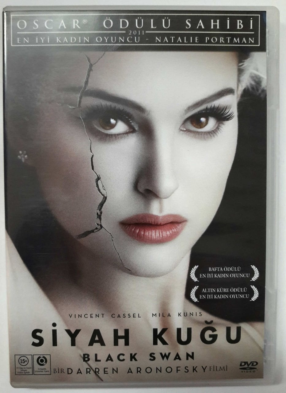SİYAH KUĞU - BLACK SWANN - NATALIE PORTMAN - MILA KUNIS - VINCENT CASSEL - DARREN ARONOFSKY - DVD 2.EL