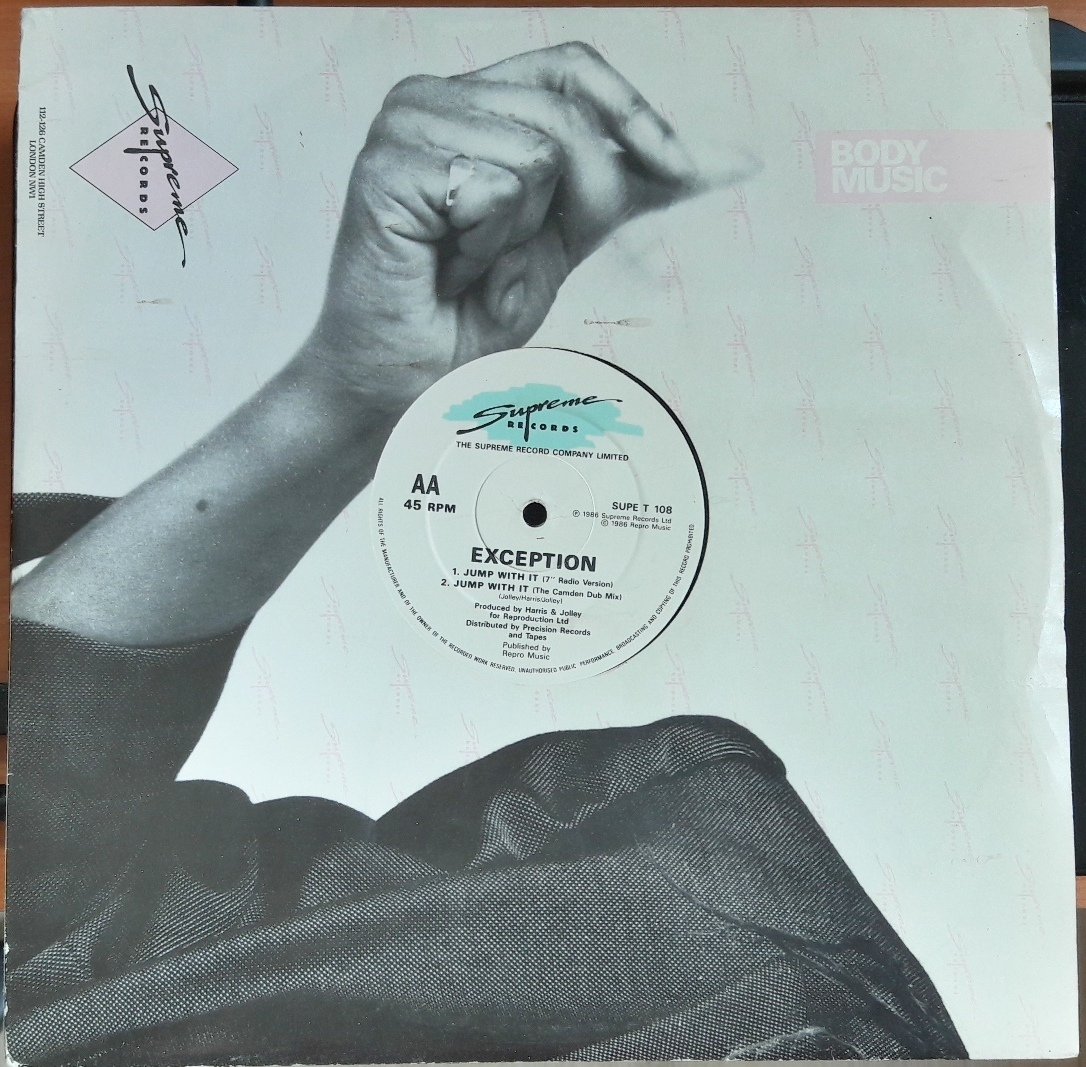 EXCEPTION - JUMP WITH IT (1986) 12'' MAXI SINGLE PLAK 2.EL
