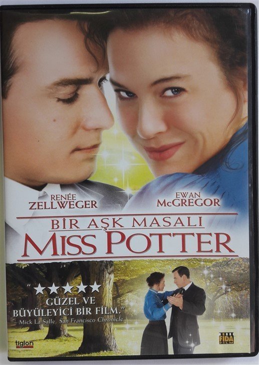BİR AŞK MASALI - MISS POTTER - RENÉE ZELLWEGER - EWAN McGREGOR - DVD 2.EL