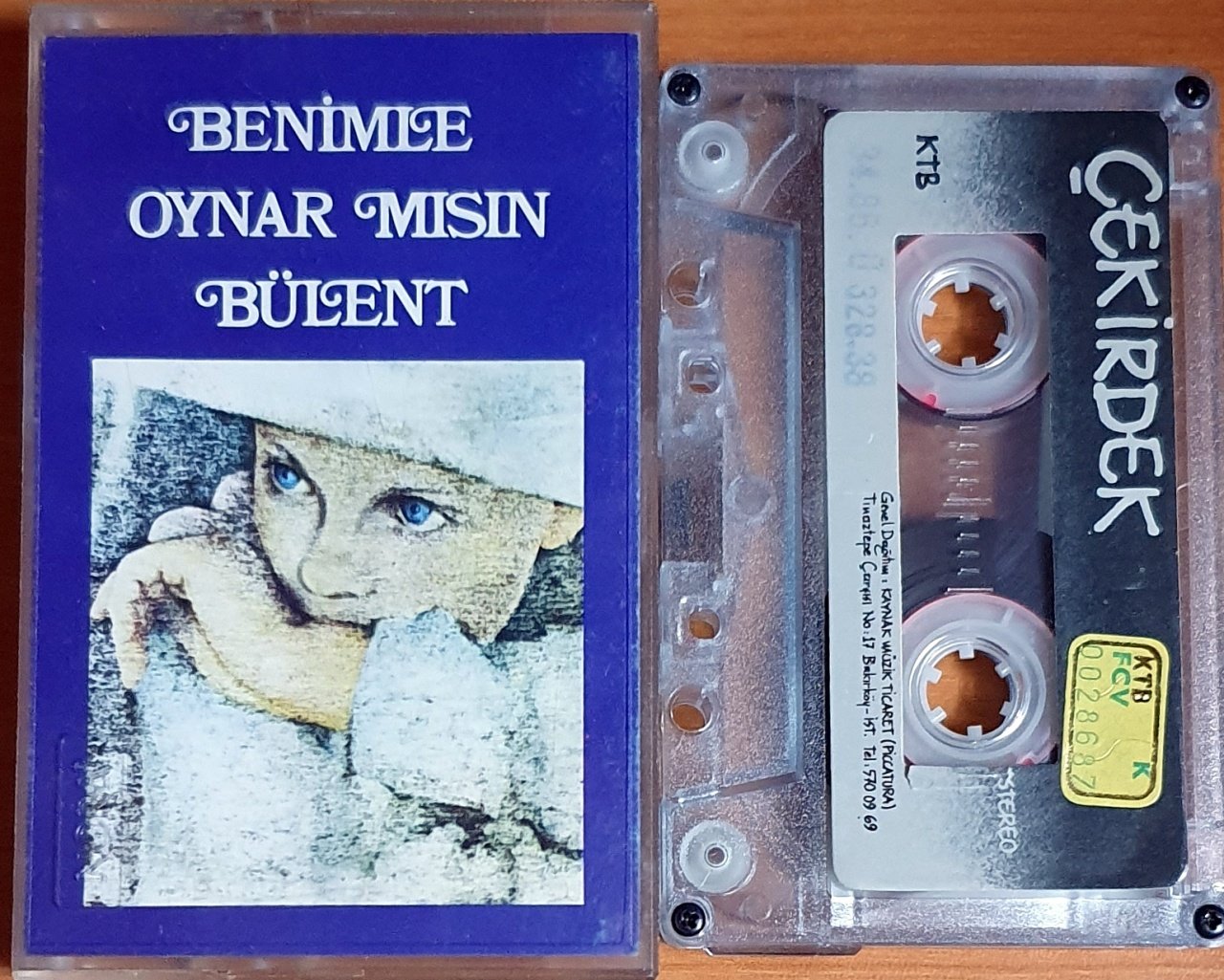 BÜLENT ORTAÇGİL - BENİMLE OYNAR MISIN (1986) - KASET ÇEKİRDEK 2.EL