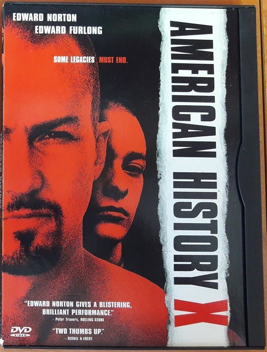 AMERICAN HISTORY X - EDWARD NORTON - SNAPCASE DVD 2.EL 1. BÖLGE TR ALTYAZI YOKTUR