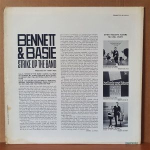 TONY BENNETT & COUNT BASIE - STRIKE UP THE BAND (1965) - LP 2.EL PLAK