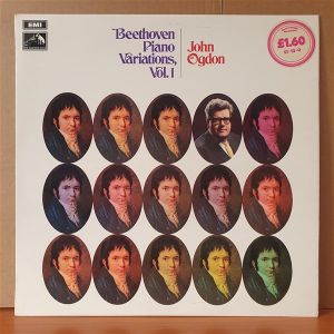 BEETHOVEN PIANO VARIATIONS VOL.1 / JOHN OGDON (1970) - LP 2.EL PLAK