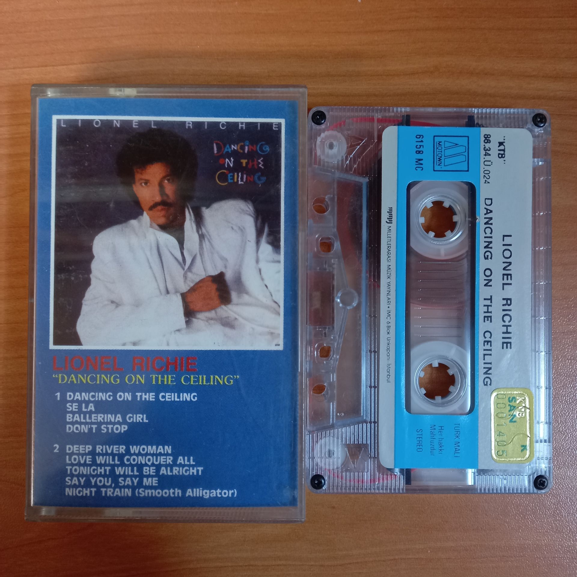LIONEL RICHIE - DANCING ON THE CEILING (1986) - KASET 2.EL