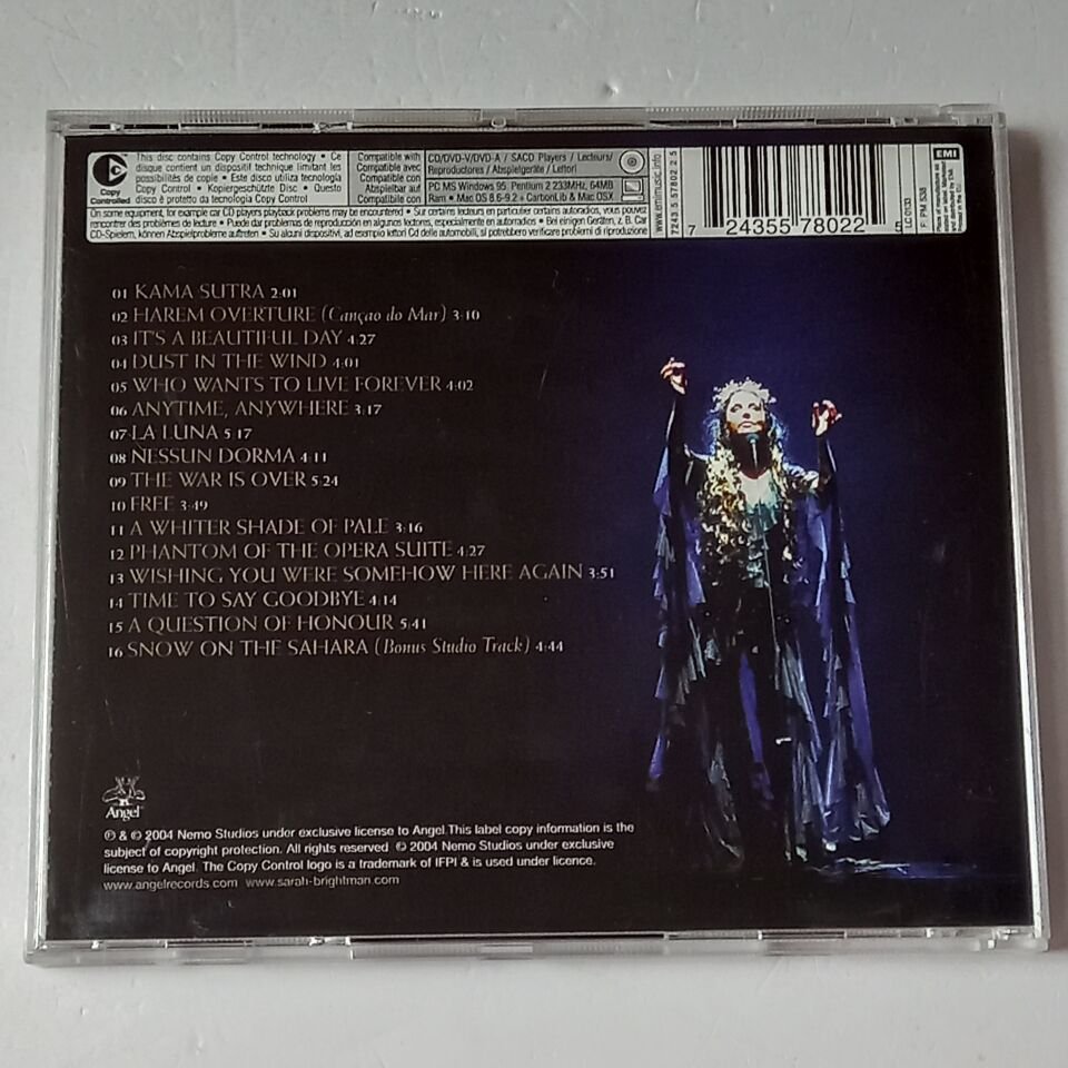 SARAH BRIGHTMAN – THE HAREM WORLD TOUR: LIVE FROM LAS VEGAS (2004) - CD 2.EL