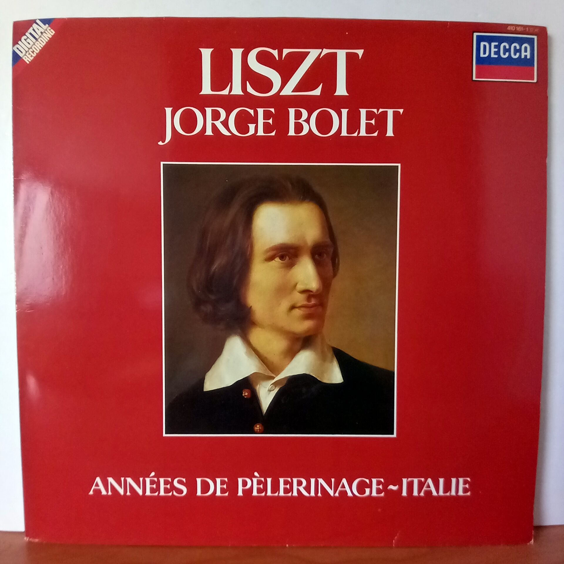 LISZT: ANNEES DE PELERINAGE ~ ITALIE / JORGE BOLET (1984) - LP 2.EL PLAK