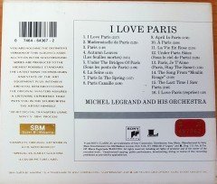 MICHEL LEGRAND AND HIS ORCHESTRA - I LOVE PARIS (1954) LIMITED EDITION REMASTERED GOLD CD 2.EL