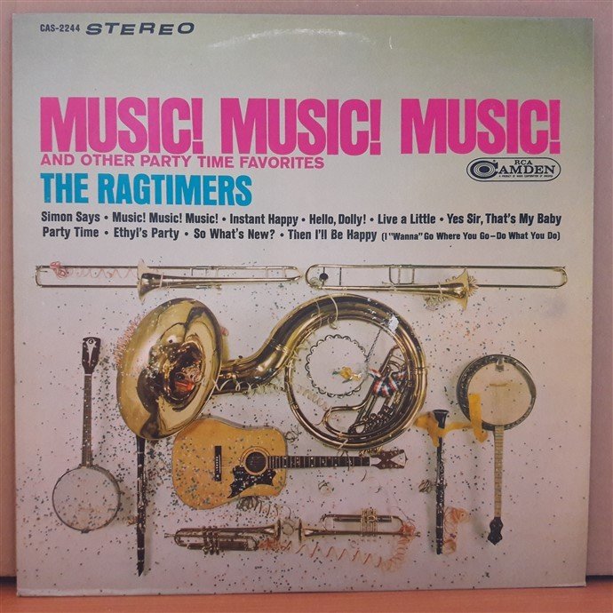 MUSIC! MUSIC! MUSIC! - THE RAGTIMERS (1968) - LP 2.EL PLAK