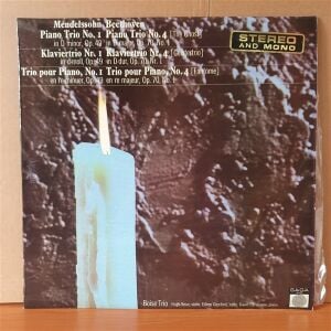 MENDELSSOHN / BEETHOVEN PIANO TRIOS / THE BOISE TRIO (1967) - LP 2.EL PLAK