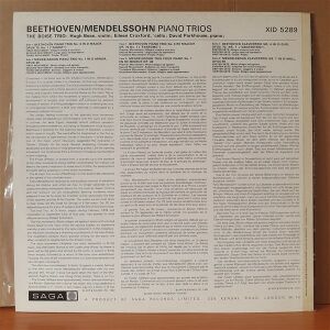 MENDELSSOHN / BEETHOVEN PIANO TRIOS / THE BOISE TRIO (1967) - LP 2.EL PLAK