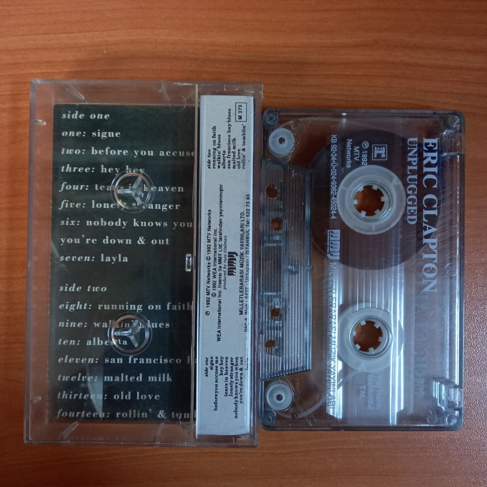 ERIC CLAPTON - UNPLUGGED (1992) - KASET 2.EL