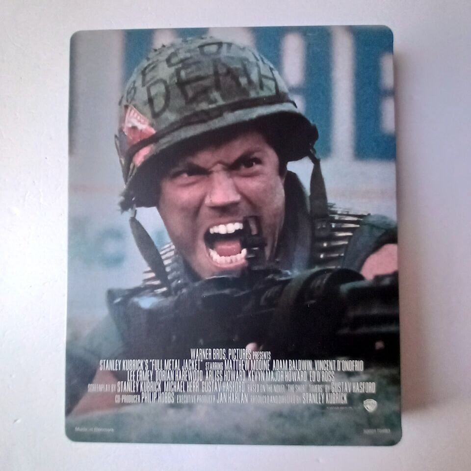 FULL METAL JACKET - MATTHEW MODINE, VINCENT D'ONOFRIO - YÖN.: STANLEY KUBRICK - BLU-RAY  STEELBOOK METAL KUTU 2.EL TÜRKÇE ALTYAZI YOKTUR