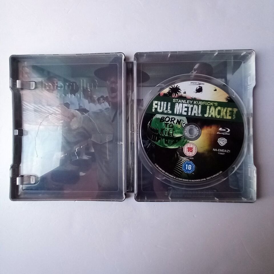 FULL METAL JACKET - MATTHEW MODINE, VINCENT D'ONOFRIO - YÖN.: STANLEY KUBRICK - BLU-RAY  STEELBOOK METAL KUTU 2.EL TÜRKÇE ALTYAZI YOKTUR