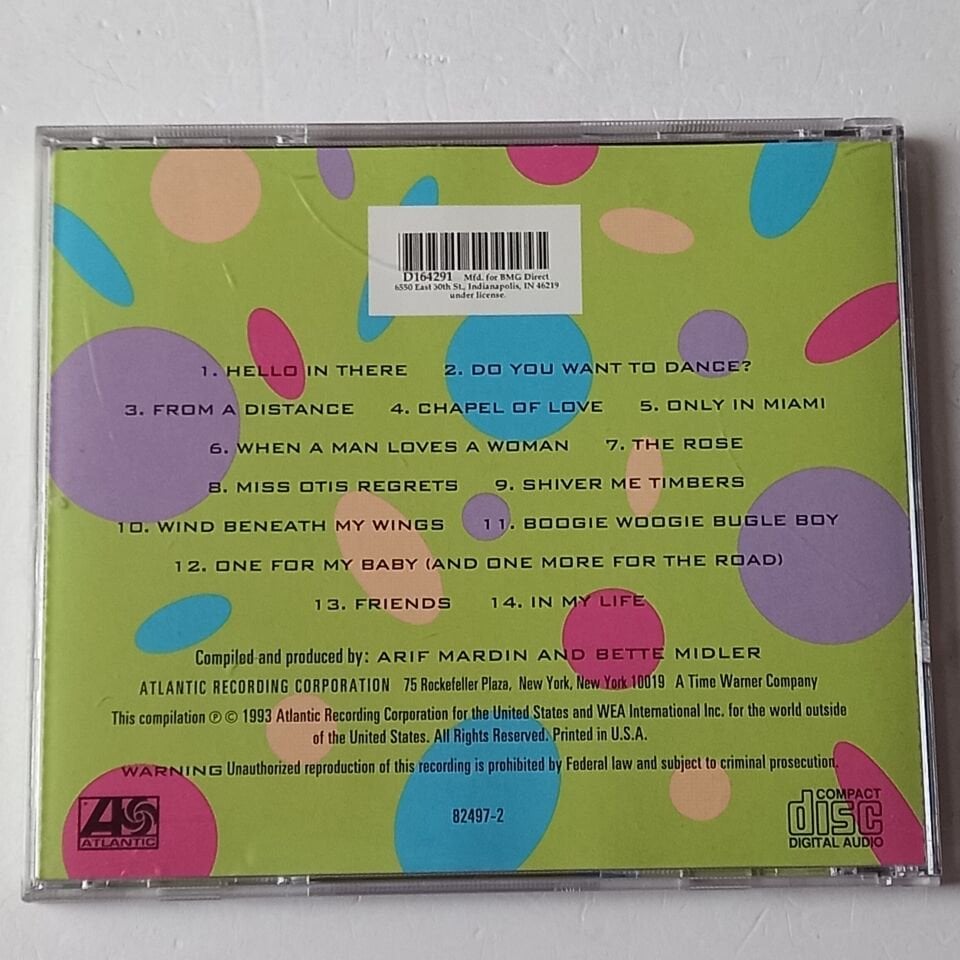 BETTE MIDLER – EXPERIENCE THE DIVINE / GREATEST HITS (1993) - CD REISSUE 2.EL