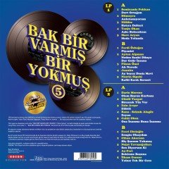 BAK BİR VARMIŞ BİR YOKMUŞ - 1960LAR 1970LER VOL5 - 2LP 2021 BASIM SIFIR PLAK