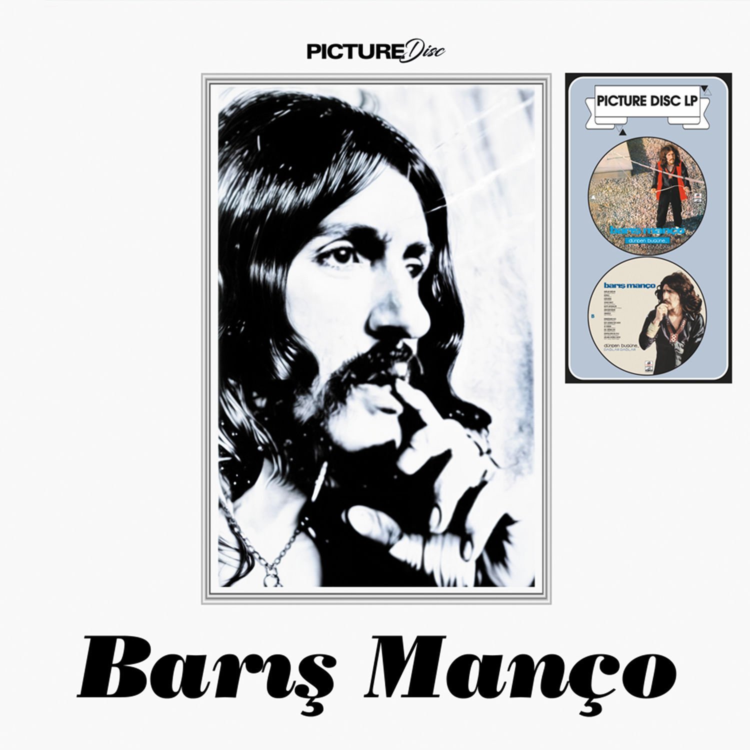 BARIŞ MANÇO - DÜNDEN BUGÜNE PICTURE DISC - LP COMPILATION 2025 DAĞLAR DAĞLAR , KOL DÜĞMELERİ , İŞTE HENDEK İŞTE DEVE ... SIFIR PLAK