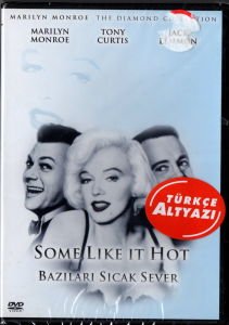 SOME LIKE IT HOT - BAZILARI SICAK SEVER - MARILYN MONROE - DVD AMBALAJINDA SIFIR