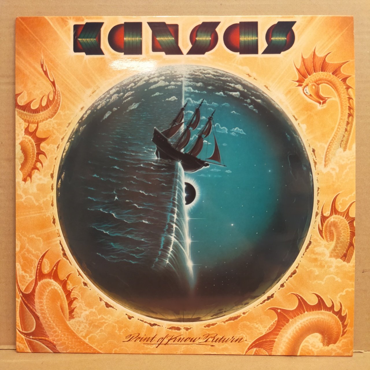 KANSAS - POINT OF KNOW RETURN (1977) - LP 2014 EDITION SIFIR GİBİ 2.EL PLAK