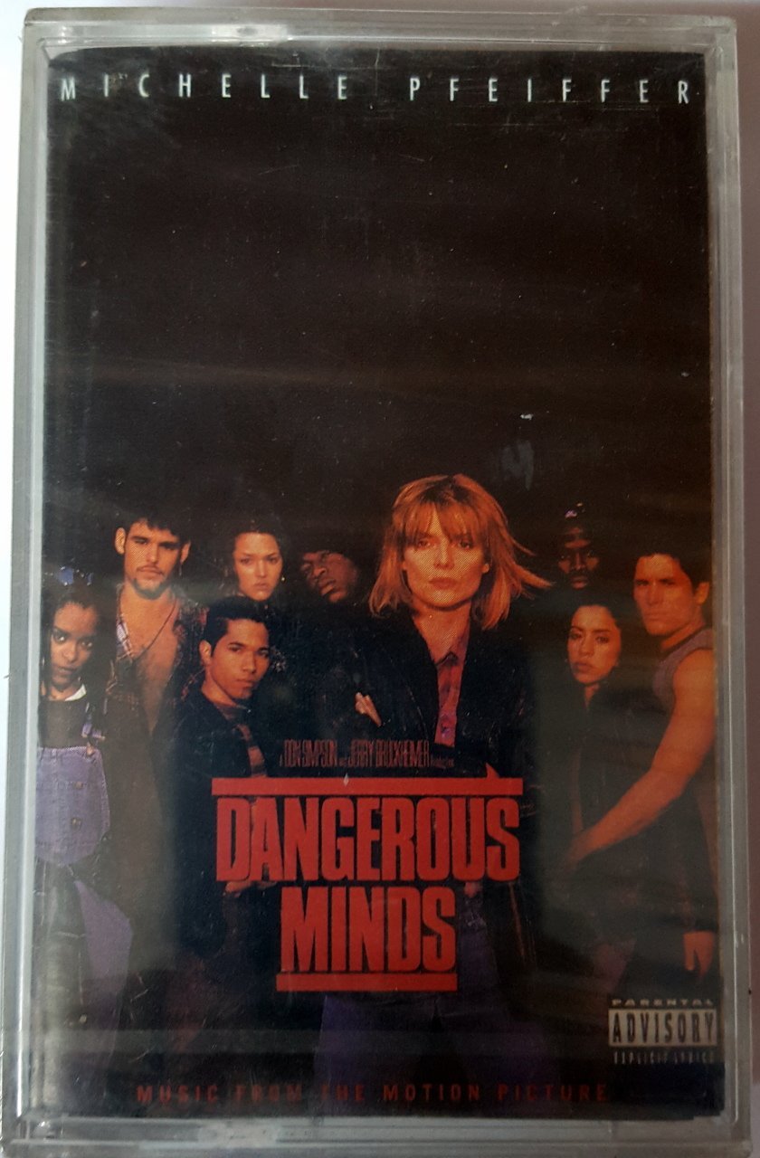 DANGEROUS MINDS - SOUNDTRACK (1995) RAKS CASSETTE MADE IN TURKEY ''NEW''