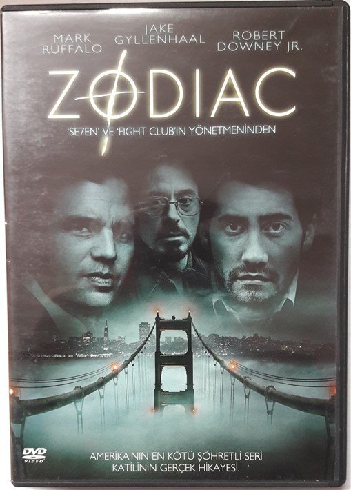 ZODIAC - MARK RUFFALO - JAKE GYLLENHAAL - ROBERT DOWNEY JR. - DAVID FINCHER - DVD 2.EL