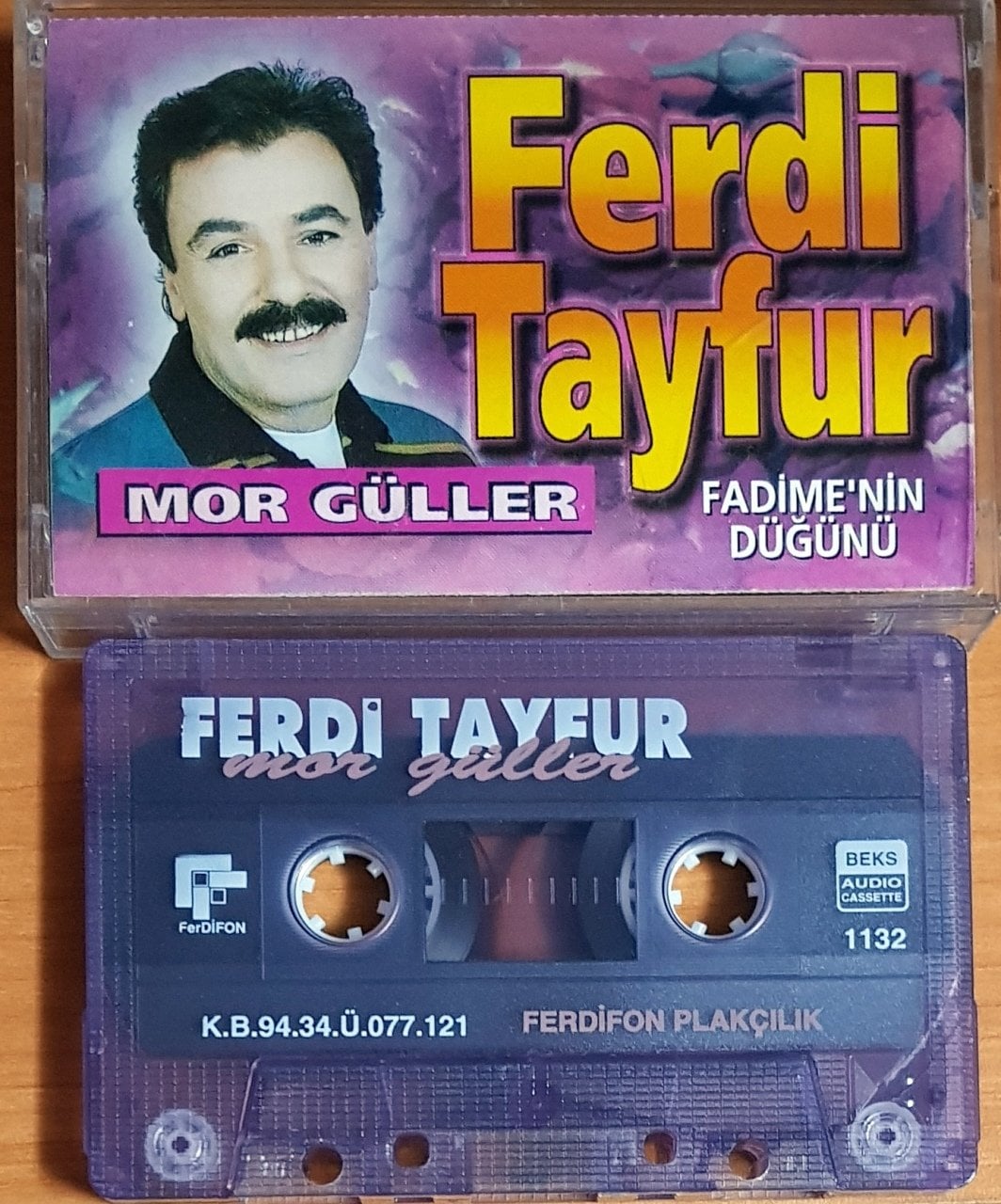 FERDİ TAYFUR - MOR GÜLLER / FADİME'NİN DÜĞÜNÜ (1994) FERDİFON KASET 2.EL