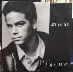 JOHN PAGANO - LET'S GET TO IT (1992) - 12'' MAXI SINGLE VINYL PLAK 2.EL