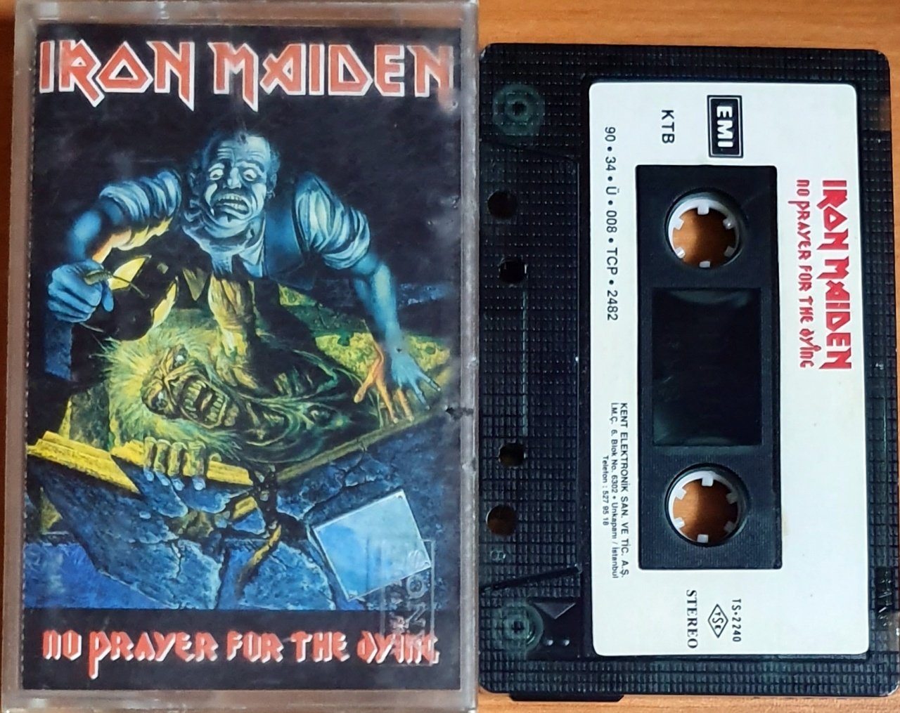 IRON MAIDEN - NO PRAYER FOR THE DYING (1990) - KASET KENT 2.EL