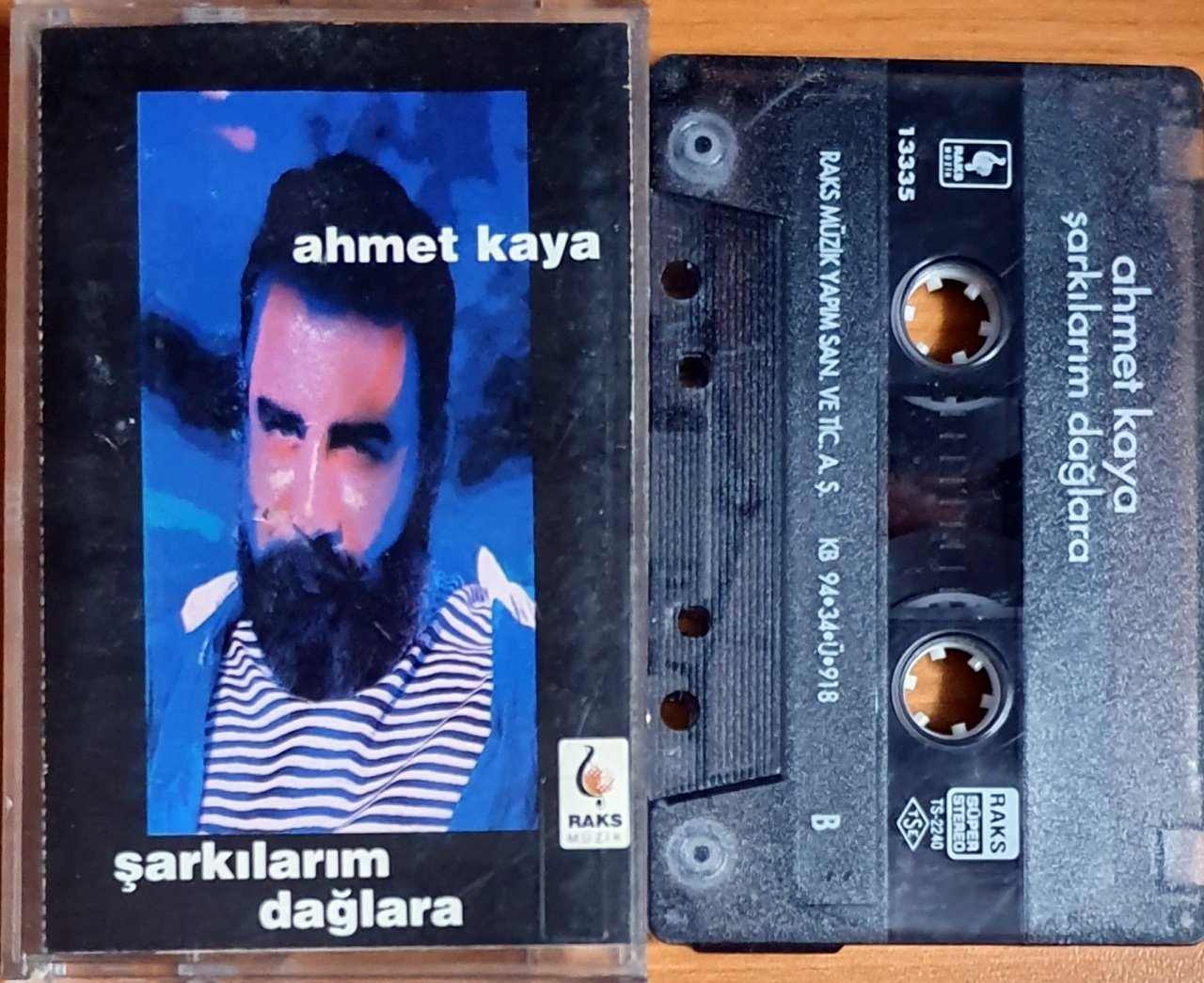 AHMET KAYA - ŞARKILARIM DAĞLARA (1994) - KASET RAKS MÜZİK 2.EL