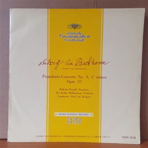 LUDWIG VAN BEETHOVEN: PIANOFORTE-CONCERTO NO.3 C MINOR OPUS 37 (1955) - LP 2.EL PLAK