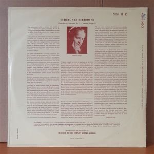 LUDWIG VAN BEETHOVEN: PIANOFORTE-CONCERTO NO.3 C MINOR OPUS 37 (1955) - LP 2.EL PLAK