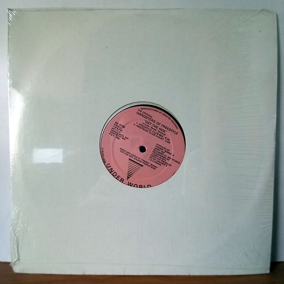 THE ORIGINAL GANGSTERS OF FREESTYLE – GET THE HOE (1988) - LP MAXI SINGLE DÖNEM BASKI SIFIR PLAK