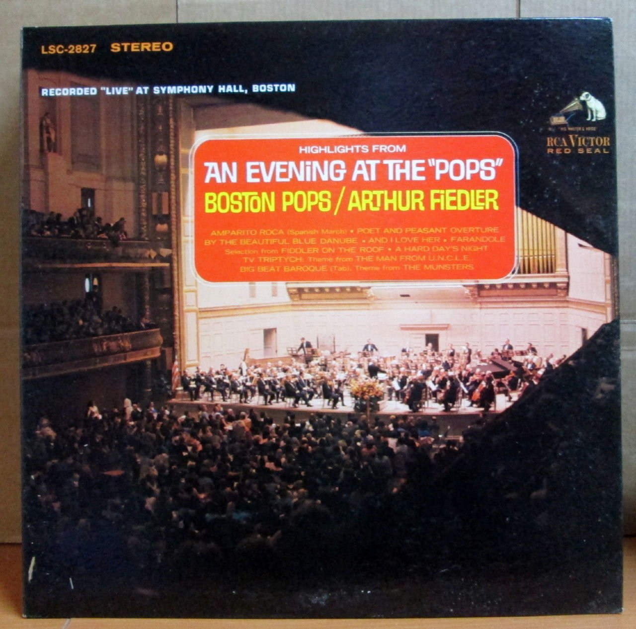 BOSTON POPS A. FIEDLER - AN EVENING LP 2.EL