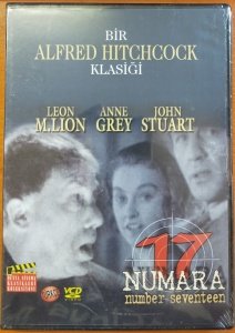 17 NUMARA - NUMBER SEVENTEEN - ALFRED HITCHCOCK - VCD SIFIR