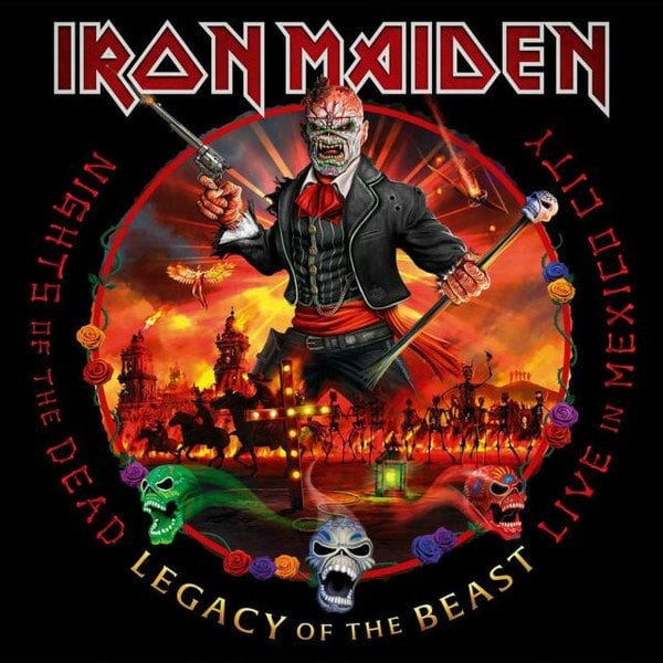 IRON MAIDEN - NIGHTS OF THE DEAD, LEGACY OF THE BEAST (2020) - 3LP SİYAH SIFIR PLAK