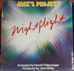 JACK'S PROJECT - NIGHT FLIGHT (1985) 12'' MAXI SINGLE PLAK 2.EL