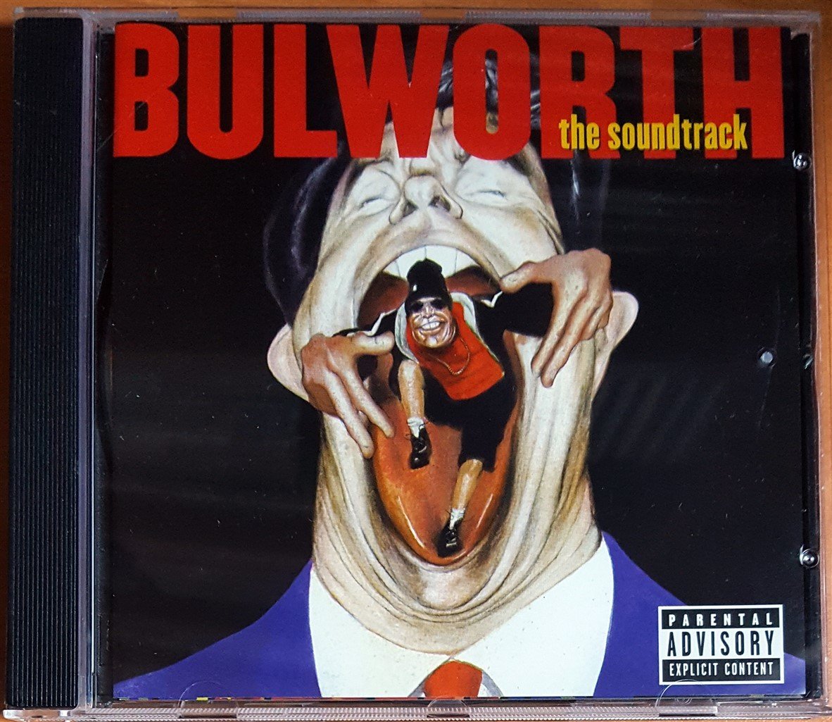 BULWORTH SOUNDTRACK / DR. DRE, LL COOL J, METHOD MAN, KRS-ONE, RZA, BLACK EYED PEAS, PUBLIC ENEMY (1998) INTERSCOPE CD 2.EL