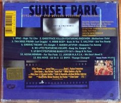 SUNSET PARK SOUNDTRACK / 2PAC, GHOSTFACE KILLER, MOBB DEEP, QUEEN LATIFAH, ONYX, AALIYAH (1996) FLAVOR UNIT RECORDS CD 2.EL