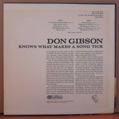 DON GIBSON - I LOVE YOU SO MUCH IT HURTS (1968) - LP 2.EL PLAK