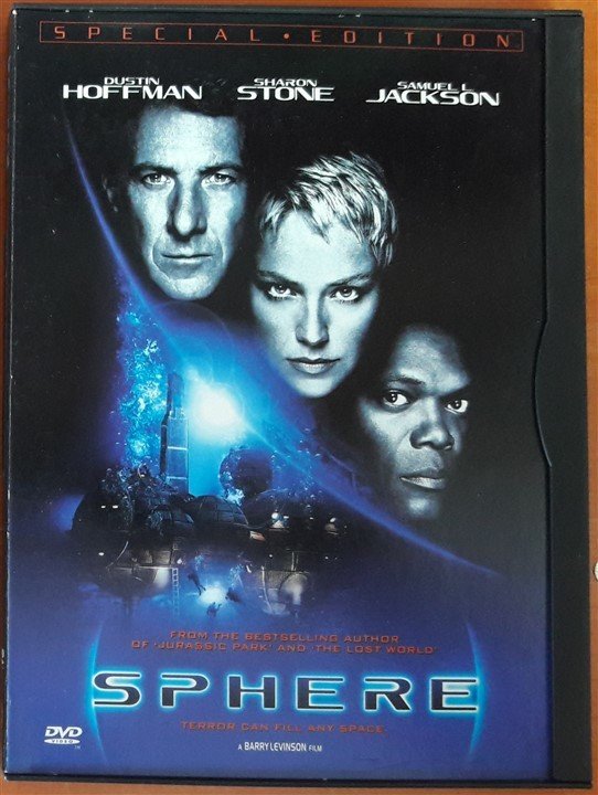 SPHERE - DUSTIN HOFFMAN - SHARON STONE - SNAPCASE DVD 2.EL 1. BÖLGE TR ALTYAZI YOKTUR